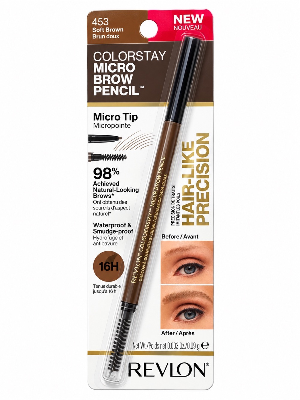 Revlon ColorStay Micro Brow Pencil - 453 Soft Brown